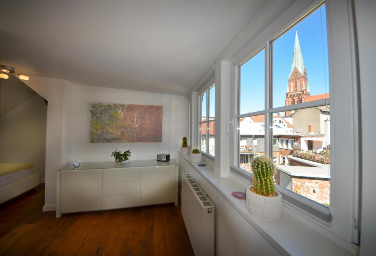Stadtjuwel Schwerin Luxus Ferienhaus in der Altstadt Exterior foto